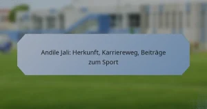 Andile Jali: Herkunft, Karriereweg, Beiträge zum Sport