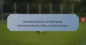 Itumeleng Khune: Zu-Null-Spiele, Internationale Einsätze, Auszeichnungen