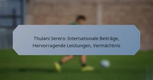 Thulani Serero: Internationale Beiträge, Hervorragende Leistungen, Vermächtnis